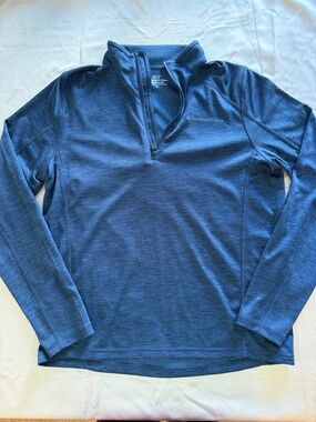 Vineyard Vines Blue Quarter-Zip Pullover Boys Size XL (18)